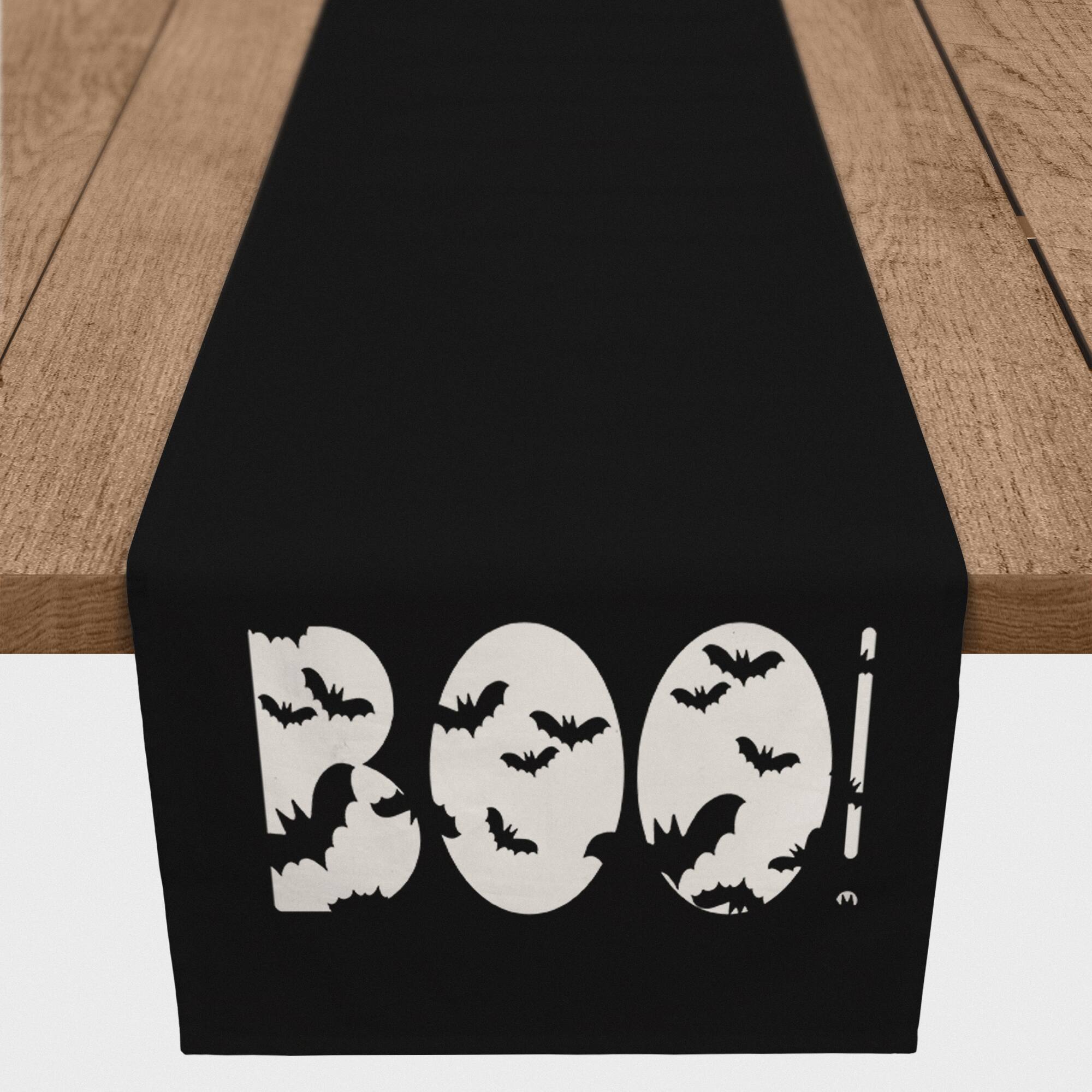 Boo Bats 16" x 72" Cotton Twill Runner